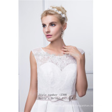 sleeveles beaded embroidery bodice accept taffeta wedding dress